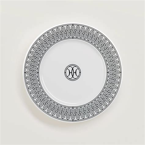 hermes h deco plates.